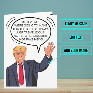Funny Trumpisms Birthday Card
