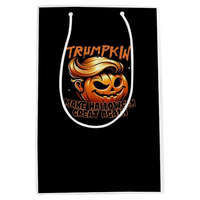Funny Trumpkin Classic Medium Gift Bag (Front)