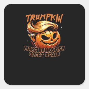 Funny Trumpkin Classic Square Sticker