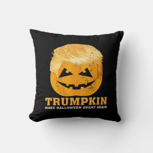 Funny Trumpkin Make Halloween Great Again Cushion