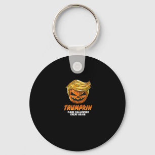 Funny Trumpkin  Make Halloween Great Again Easy Co Key Ring