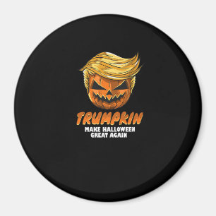 Funny Trumpkin  Make Halloween Great Again Easy Co Magnet