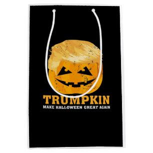 Funny Trumpkin Make Halloween Great Again Medium Gift Bag