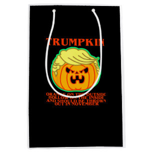 Funny Trumpkin Medium Gift Bag