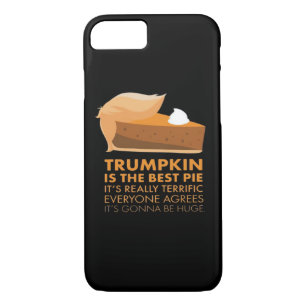 Funny Trumpkin Pie iPhone 8/7 Case