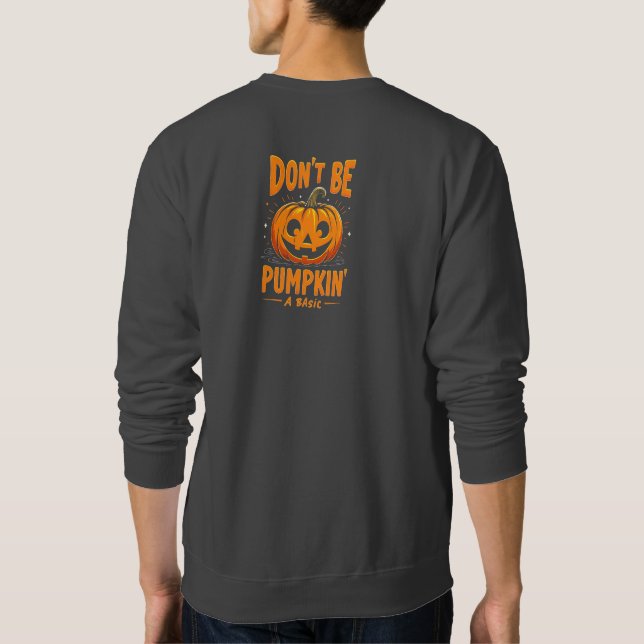 Funny “Trumpkin Spice & Everything Nice” Halloween Sweatshirt (Back)