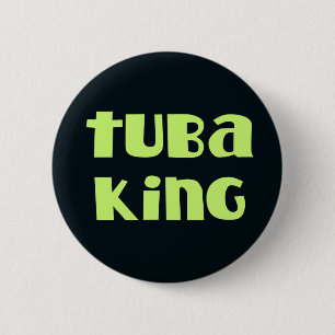 Funny Tuba King Button
