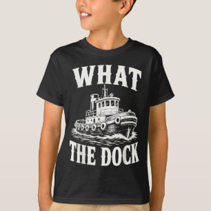 Funny tugboat captain harbour boat operator T-Shirt