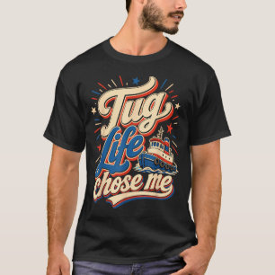 Funny tugboat crew captain T-Shirt