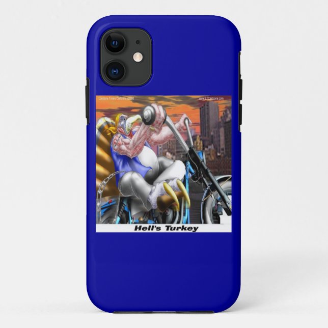 Funny Turkey Biker iPhone 5 Case (Back)
