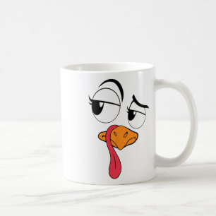 Funny Turkey Cool Turkey Thanksgiving Costume Men Coffee Mug