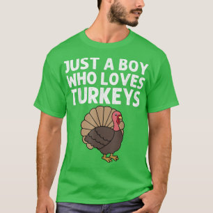 Funny Turkey Designs For Boys Kids Thanksgiving An T-Shirt