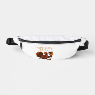 Funny Turkey Escape Oversized T-Shirt.png Bum Bags