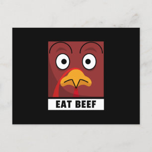 Funny Turkey Family Matching Thanksgiving Outfit Postcard