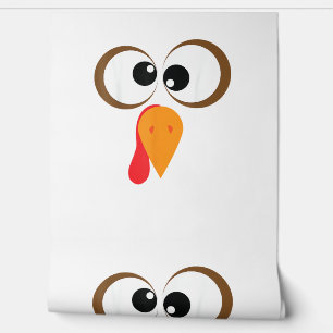 Funny Turkey Family Thanksgiving Turkey Face Frien Wallpaper