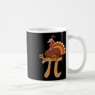 Funny Turkey Pi Day Pie Math Lover Geek Nerd Thank Coffee Mug