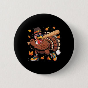 Funny Turkey Sell Game Day Thanksgiving Men Boy Ki 6 Cm Round Badge