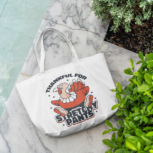Funny Turkey Thanksgiving Tote Bag