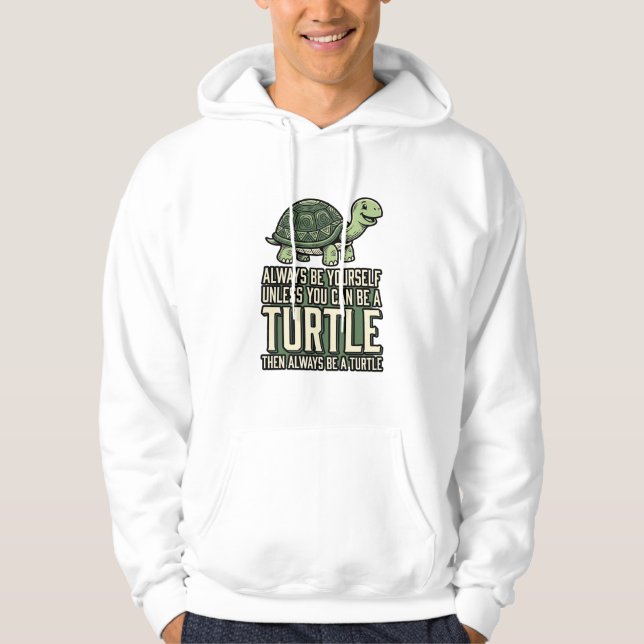 Funny Turtle Be Yourself Vintage Shirt Design_1 (Front)