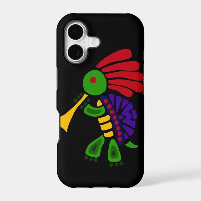 Funny Turtle Dancing Kokopelli Style (Back)