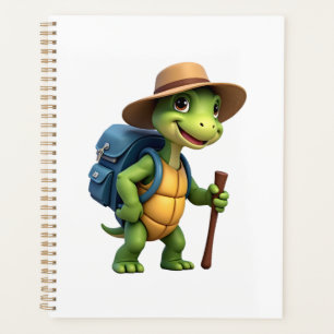 Funny Turtle Hiking Graphic Camping Lover Adventur Planner