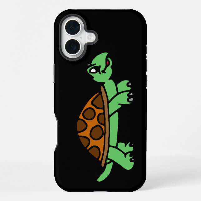 Funny Turtle iPhone Case (Back)