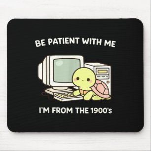 Funny turtle lover 80s 90s meme kawaii funny girls mouse mat