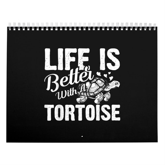 Funny Turtle Lovers Gift Men Women Cute Sea Animal Calendar (Cover)