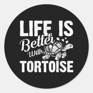 Funny Turtle Lovers Gift Men Women Cute Sea Animal Classic Round Sticker