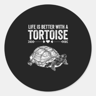 Funny Turtle Lovers Gift Men Women Cute Sea Animal Classic Round Sticker