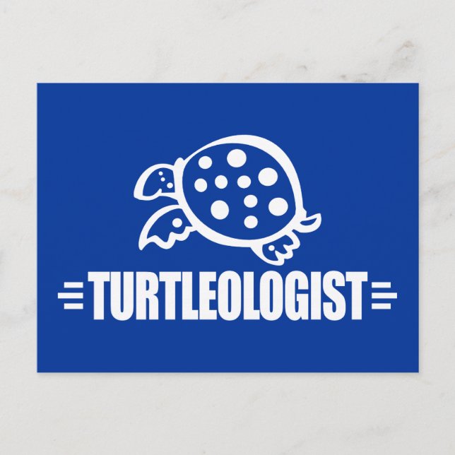 Funny Turtle Postcard (Front)