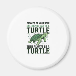 Funny Turtle Quote Vintage Engraving Design_1 Magnet