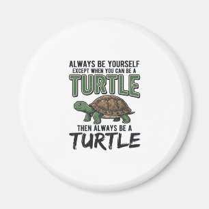 Funny Turtle Quote Vintage Vector Design_1 Magnet