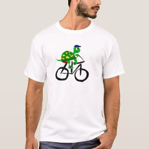 Funny Turtle Riding Bicycle T-Shirt