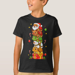 Funny Turtle Santa Elf Snowman Christmas Womens Me T-Shirt