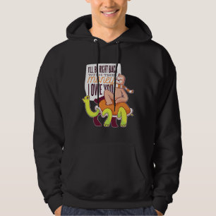 Funny Turtle Sloth Cute Fun Animals Hoodie