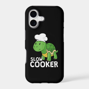 Funny Turtle Slow Cooker Chef Cooking Tortoise