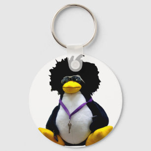 Funny Tux Llavero Key Ring