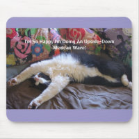 Funny Tuxedo Cat Cute doing a Mexican Wave Magnet