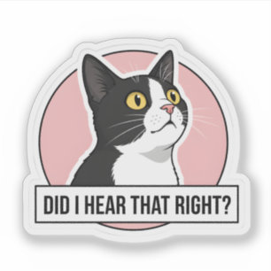 Funny Tuxedo Cat Meme - Sarcastic Office Decor