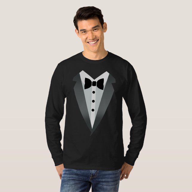 Funny Tuxedo Gentleman shirt design (Front Full)