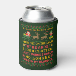 Funny Twas the Night Before Christmas Humourous Can Cooler