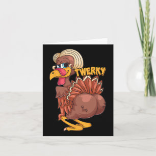 Funny Twerky Dance Cute Love Twerk Dancing Thanksg Card