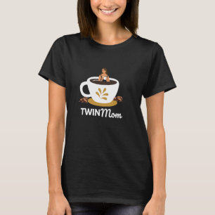 FUNNY TWIN MOM OUTFIT IDEA MOMMY OR MAMA WHO LOVES T-Shirt