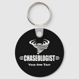 Funny Twister Storm Chaser Weather Geek Key Ring