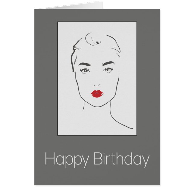 Funny “Two Weeks Late” Belated Birthday Card (Front)