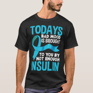 Funny Type 1 2 Diabetic T1D T2D Insulin Diabetes A T-Shirt