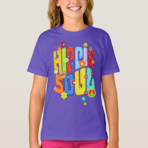 Funny Typography - HIPPIE SOUL 1 T-Shirt