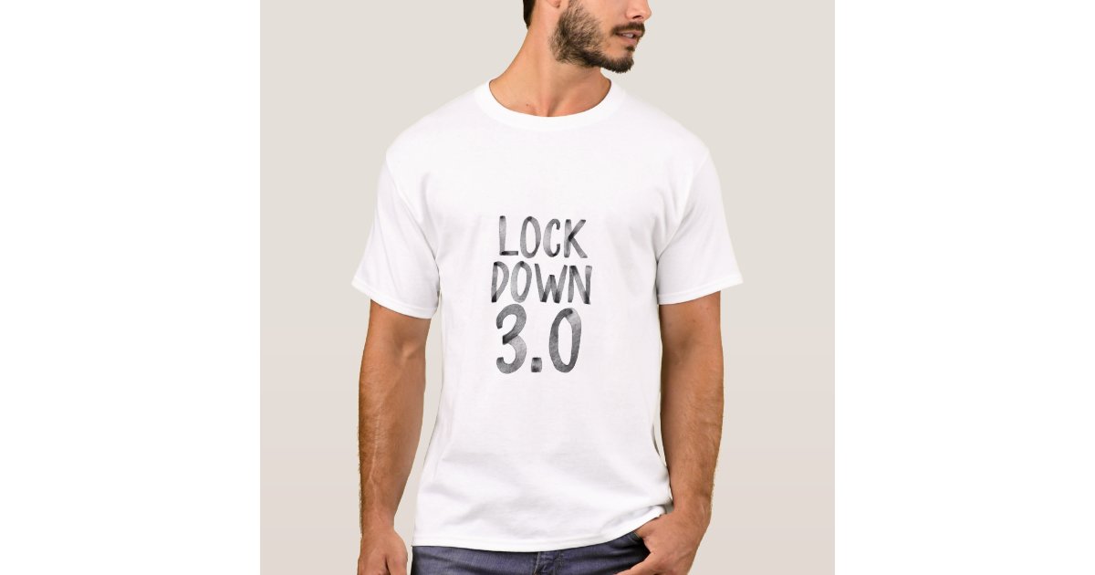 Funny typography lockdown 3.0 2021 new year T-Shirt ...