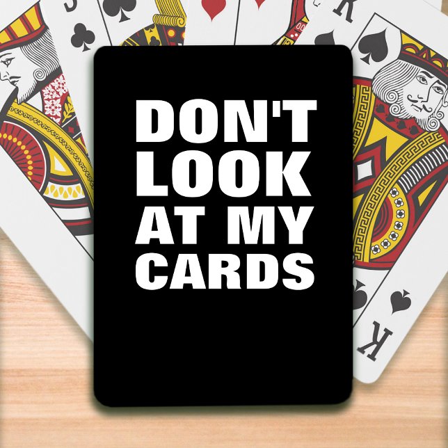 Funny Typography Playing Cards (Creator Uploaded)